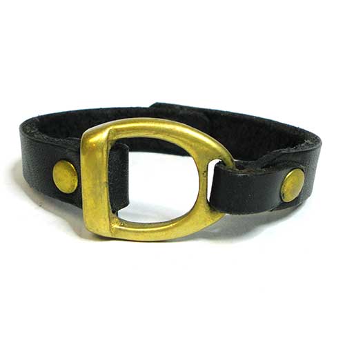 Single Mini-Stirrup Bracelet - Ploughman's Saddlery & Belts
